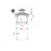 Double Roof Chinese Pagoda Timber Large 3m
