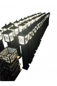 Fortune Lights for Asian Garden - Huge 1 metre tall and dual Power